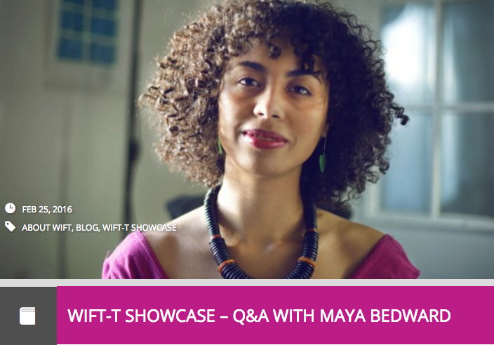 Q & A with Maya Bedward